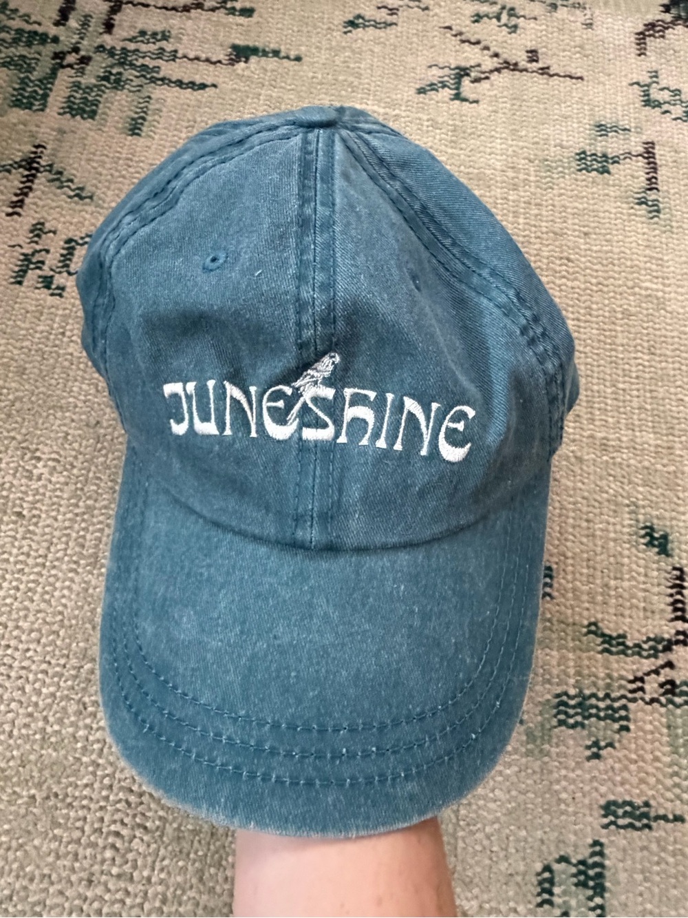 Juneshine Women’s Denim Baseball Cap - Embroidered Logo